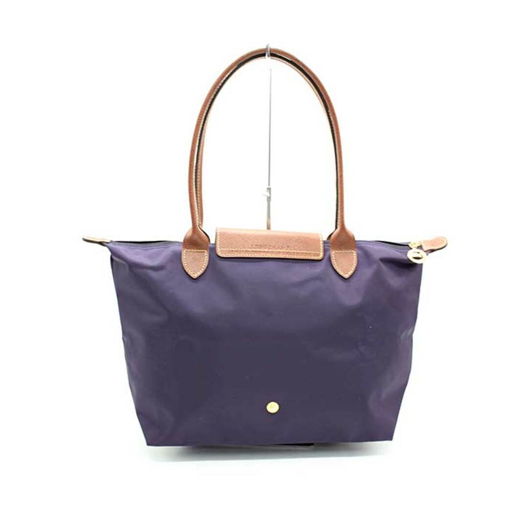 LONGCHAMP(ロンシャン)の【夏物 新入荷】★LONGCHAMP/ロンシャン★折りたたみトート/ルプリアージュ/M/トートバッグ/ハンドバッグ/かわいい/おしゃれ/バッグ/鞄 パープル×ブラウン/紫×茶 レディース【中古】春夏秋冬 015042 レディースのバッグ(トートバッグ)の商品写真