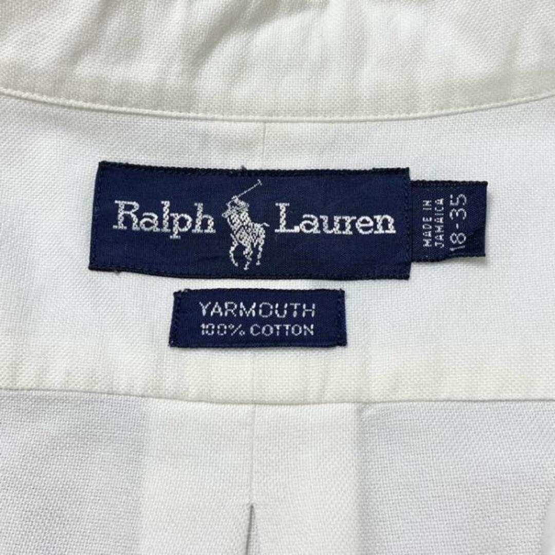 Ralph Lauren(ラルフローレン)の90年代 Ralph Lauren ラルフローレン YARMOUTH コットンシャツ メンズ3XL相当 メンズのトップス(シャツ)の商品写真