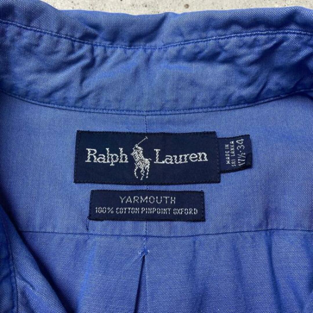 Ralph Lauren(ラルフローレン)の90年代 Ralph Lauren ラルフローレン YARMOUTH  ピンポイントオックスフォードシャツ メンズ2XL相当 メンズのトップス(シャツ)の商品写真