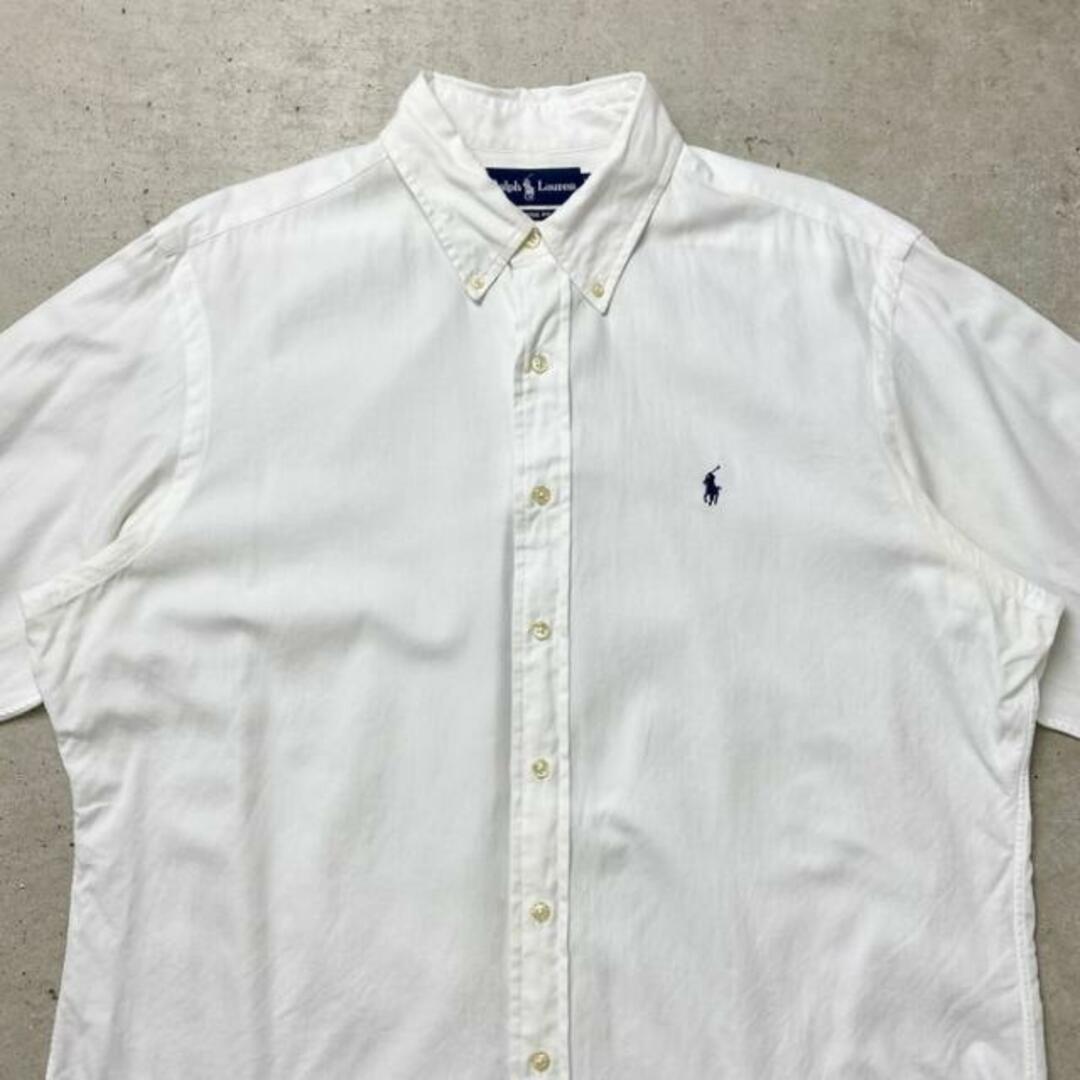 Ralph Lauren(ラルフローレン)の90年代 Ralph Lauren ラルフローレン CLASSIC FIT コットンシャツ メンズXL相当 メンズのトップス(シャツ)の商品写真