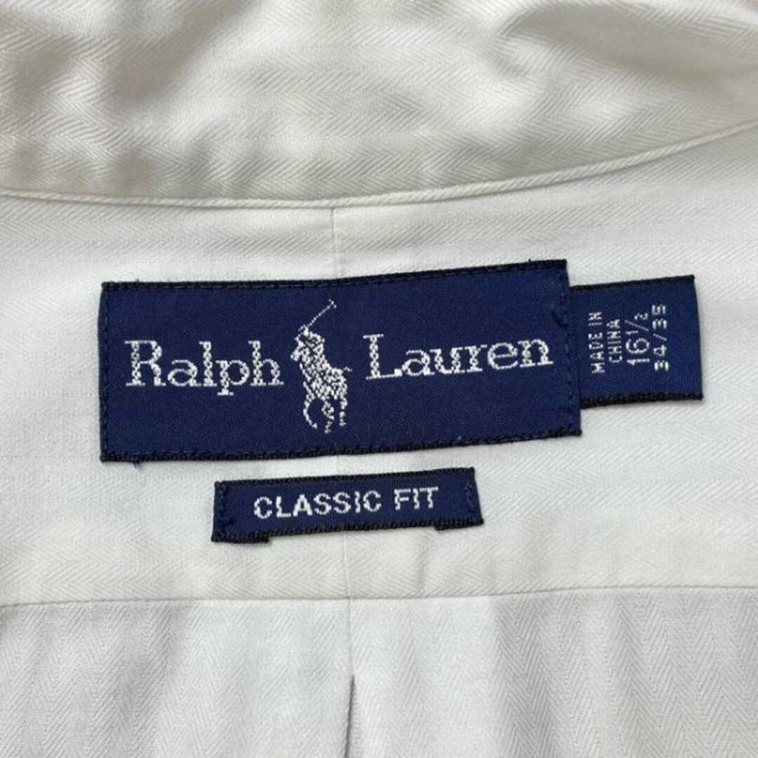 Ralph Lauren(ラルフローレン)の90年代 Ralph Lauren ラルフローレン CLASSIC FIT コットンシャツ メンズXL相当 メンズのトップス(シャツ)の商品写真