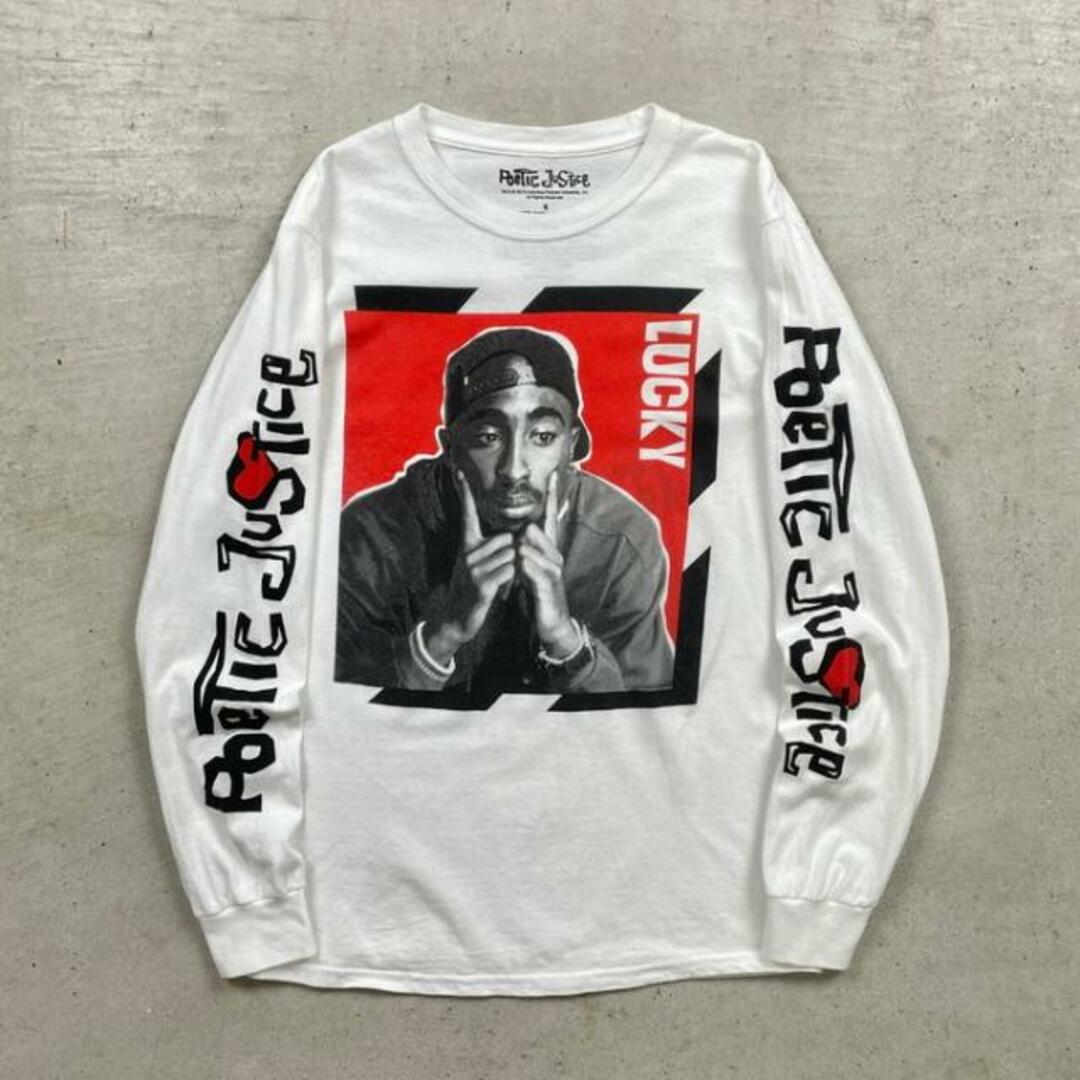 POETIC JUSTICE 2PAC ポエティックジャスティス 2パック ムービーロングTシャツ ロンT ラップT メンズS メンズのトップス(Tシャツ/カットソー(七分/長袖))の商品写真