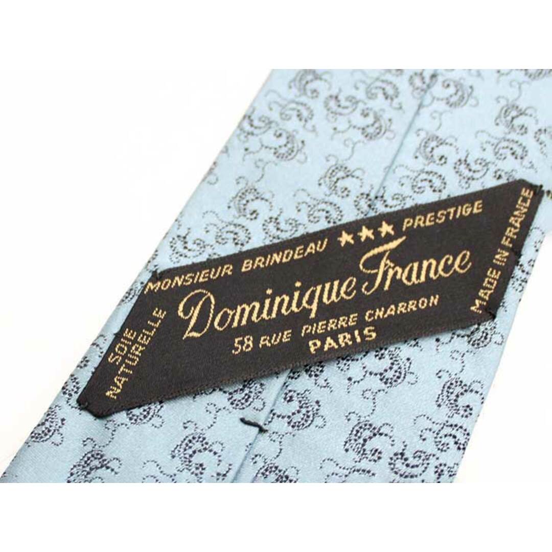 【夏物 新入荷】★Dominique France/ドミニクフランス★総柄ネクタイ/ネクタイ/おしゃれ/シンプル/ビジネス/仕事/小物 ライトブルー/水色 メンズ【中古】春夏秋冬 biz 015042 メンズのファッション小物(その他)の商品写真