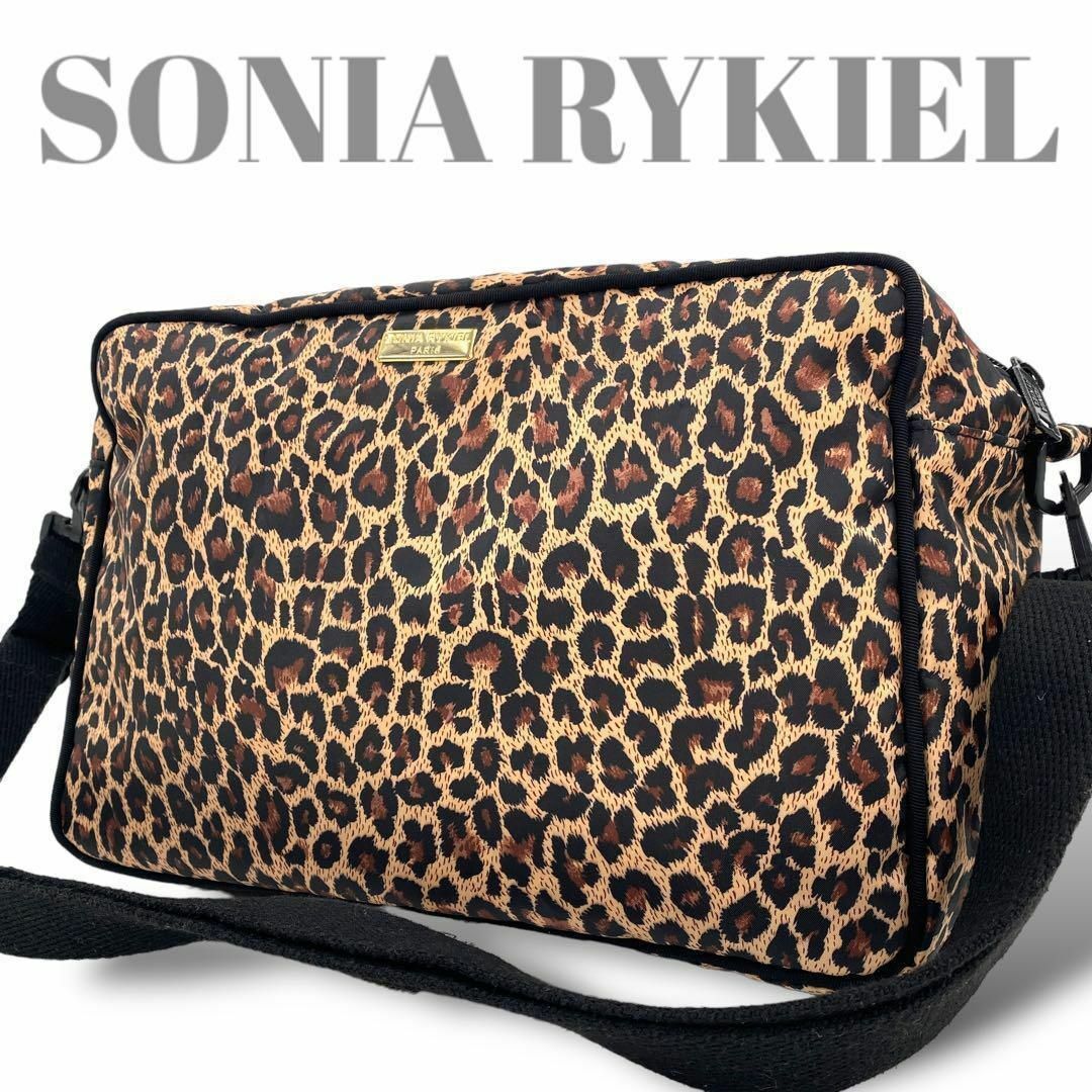 SONIA RYKIEL(ソニアリキエル)のソニアリキエル　ショルダーバッグ　レオパード　ヒョウ柄　クロスボディ レディースのバッグ(ショルダーバッグ)の商品写真