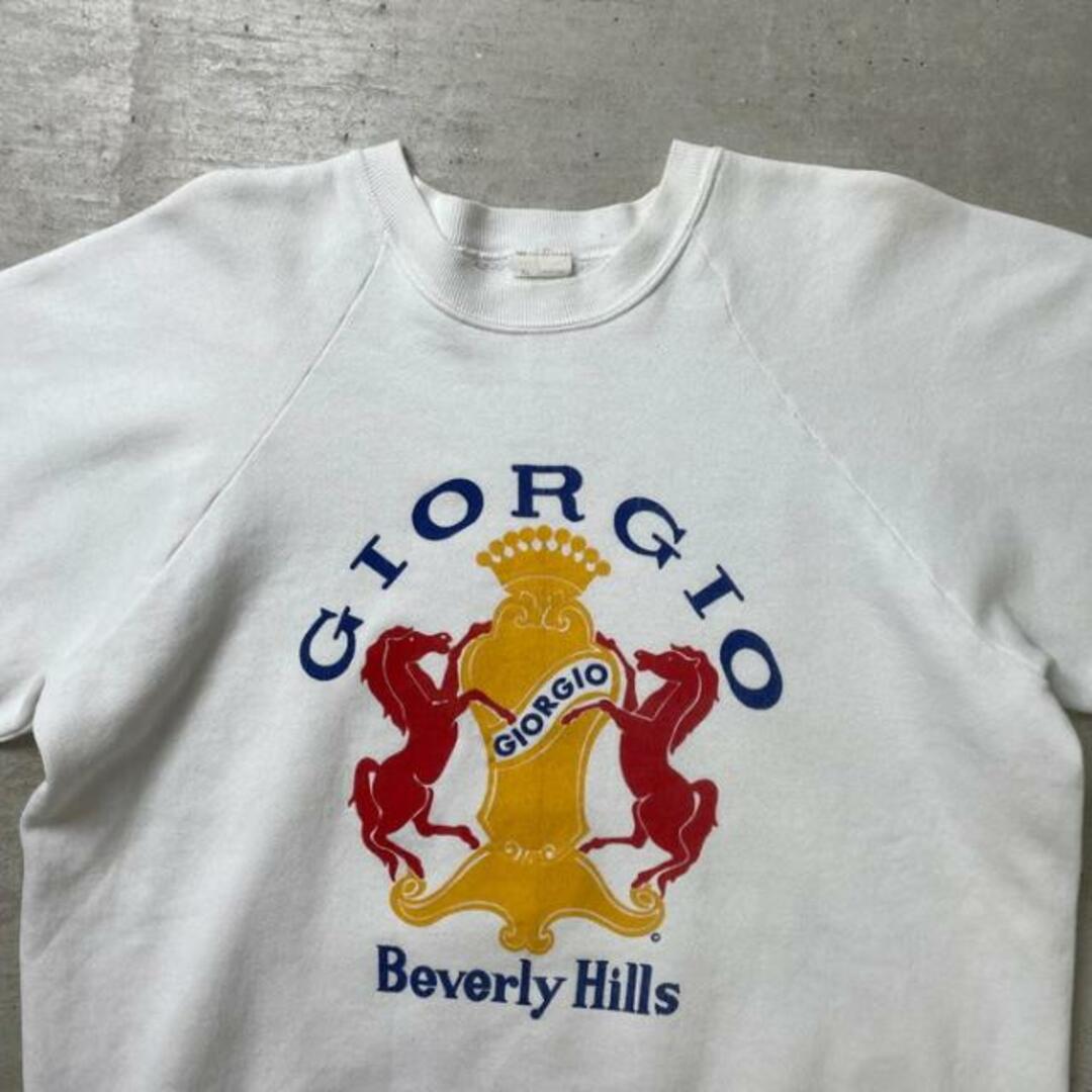 80年代 USA製 GIORGIO BeverlyHills ジョルジオ・ビバリーヒルズ プリントスウェットシャツ メンズXL メンズのトップス(スウェット)の商品写真