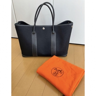 Hermes - エルメス　HERMES  ガーデンパーティ　PM  トワルオフィシエ　ブラック