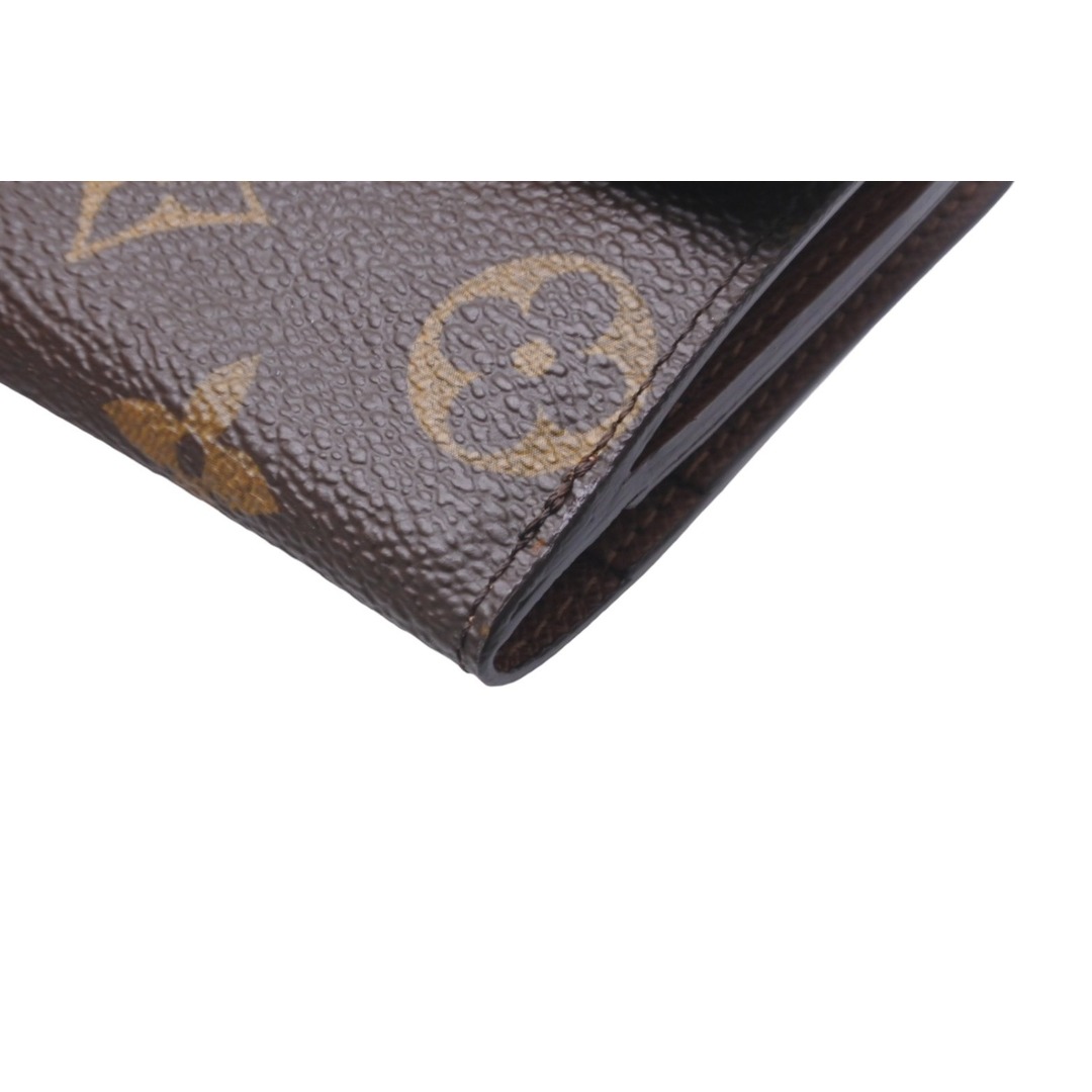 LOUIS VUITTON(ルイヴィトン)のLOUIS VUITTON ルイヴィトン ラドロー カードケース M61927 モノグラムキャンバス ブラウン ゴールド金具 美品 中古 63479 レディースのファッション小物(パスケース/IDカードホルダー)の商品写真