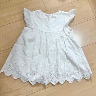 女の子　トップス　レースチュニック　110cm