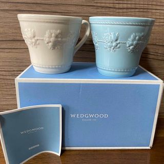 ウェッジウッド(WEDGWOOD)の【ウェッジウッド】フェスティビティ ペアマグカップ(グラス/カップ)