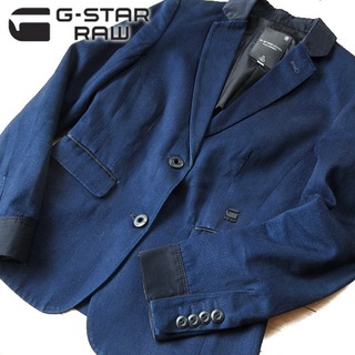 ジースター(G-STAR RAW)の美品 34 G-STAR RAW ジースター デニムテーラードジャケット(テーラードジャケット)