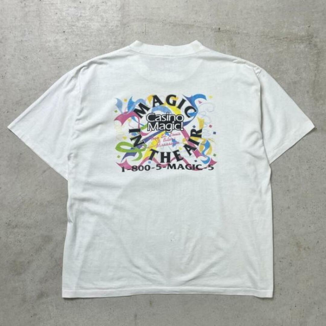 90年代 Casino Magic ホテル アミューズメント プリントTシャツ メンズXL メンズのトップス(Tシャツ/カットソー(半袖/袖なし))の商品写真