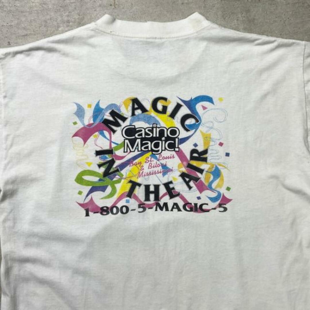 90年代 Casino Magic ホテル アミューズメント プリントTシャツ メンズXL メンズのトップス(Tシャツ/カットソー(半袖/袖なし))の商品写真