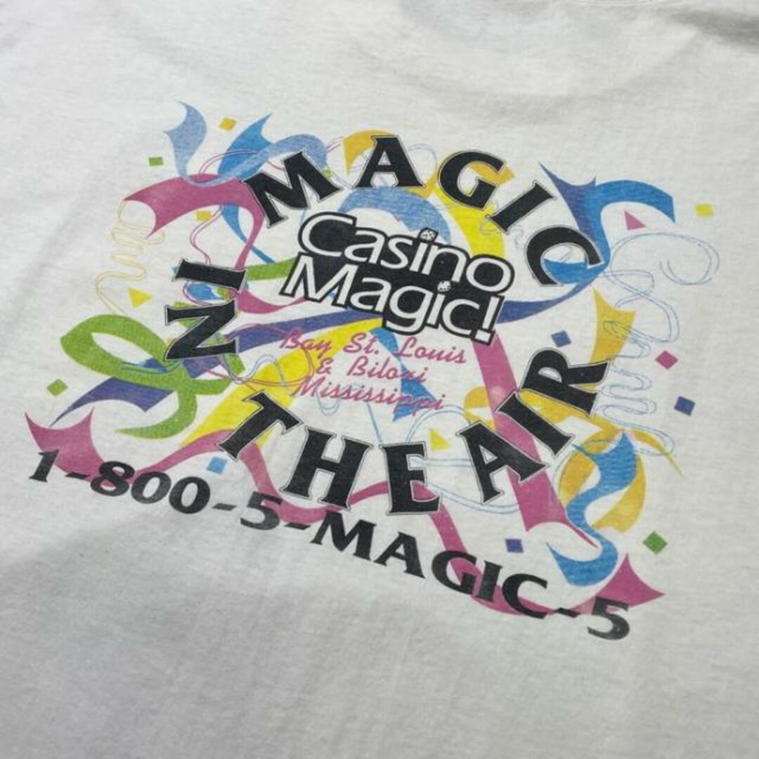 90年代 Casino Magic ホテル アミューズメント プリントTシャツ メンズXL メンズのトップス(Tシャツ/カットソー(半袖/袖なし))の商品写真