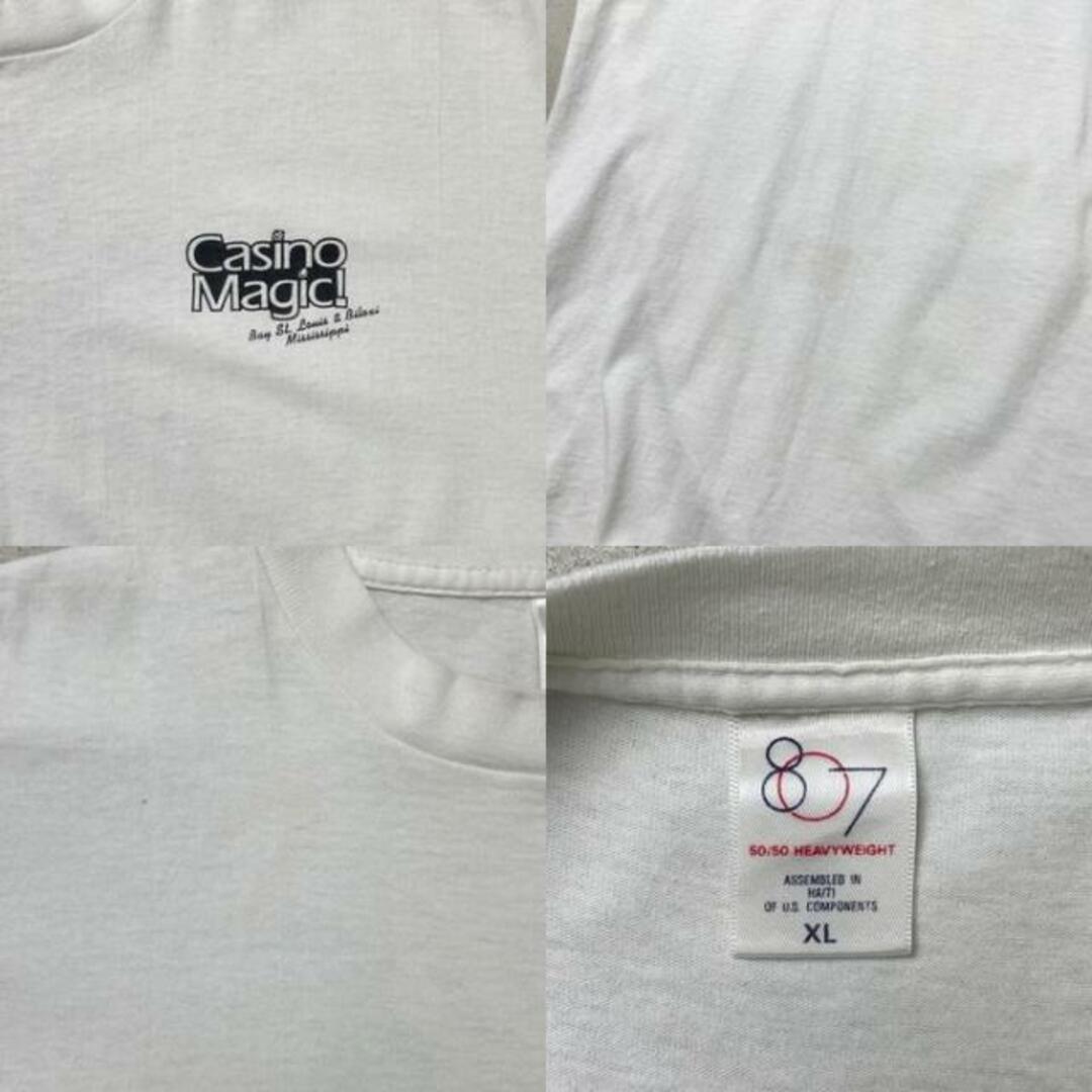 90年代 Casino Magic ホテル アミューズメント プリントTシャツ メンズXL メンズのトップス(Tシャツ/カットソー(半袖/袖なし))の商品写真