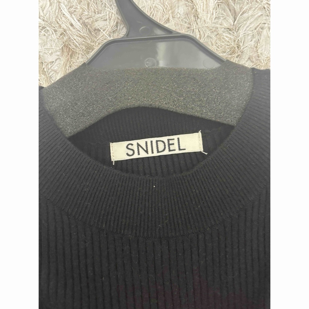 SNIDEL(スナイデル)のスナイデル　シアーキャミレイヤードニットワンピース レディースのワンピース(ロングワンピース/マキシワンピース)の商品写真