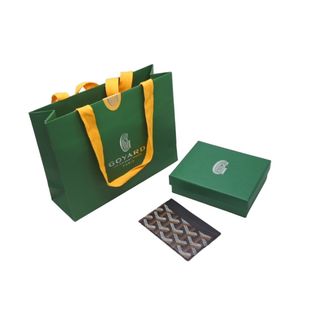 ゴヤール(GOYARD)の新品同様 GOYARD ゴヤール サン・シュルピス カードケース STSULPPMLTY01CL01X PVCコーティングキャンバス ブラック 中古 63642(パスケース/IDカードホルダー)