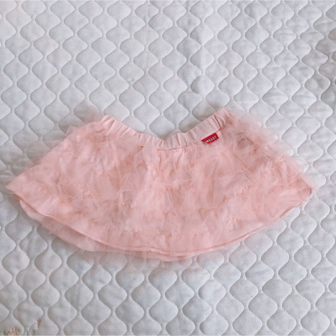 JENNI(ジェニィ)のJENNI フリルスカート　90cm キッズ/ベビー/マタニティのキッズ服女の子用(90cm~)(スカート)の商品写真