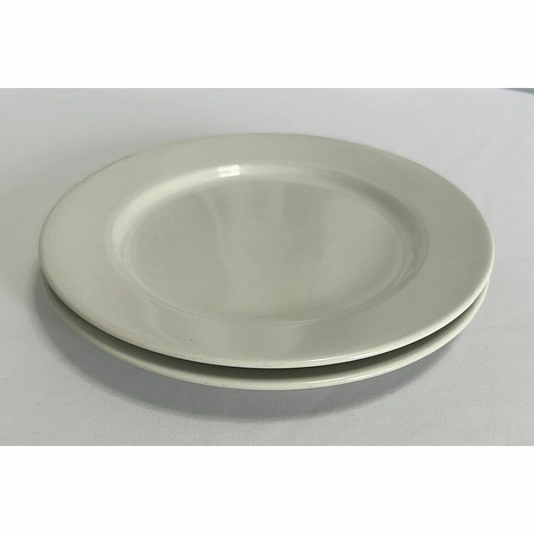 Signnature CAFESTRADA お皿 2枚セット 約20cm 白陶器 インテリア/住まい/日用品のキッチン/食器(食器)の商品写真