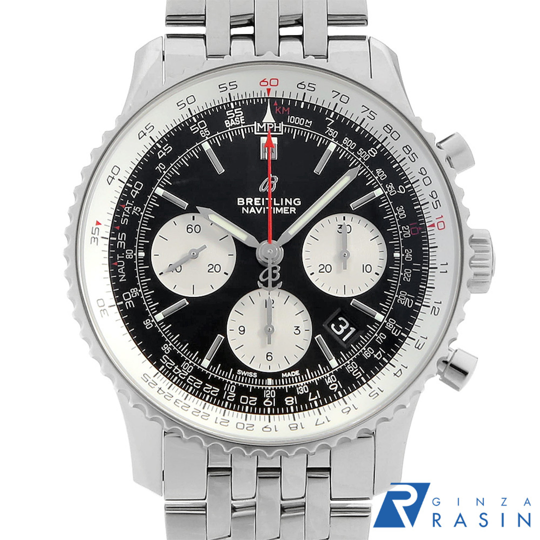 BREITLING(ブライトリング)のブライトリング ナビタイマー B01 クロノグラフ 43 AB0121211B1A1(AB0121) メンズ 中古 腕時計 メンズの時計(腕時計(アナログ))の商品写真