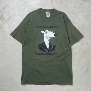 90年代 USA製 SCREECHING WEASEL スクリーチング ウィーゼル バンドTシャツ バンT BOOGADABOOGADABOOGADA! メンズXL(Tシャツ/カットソー(半袖/袖なし))