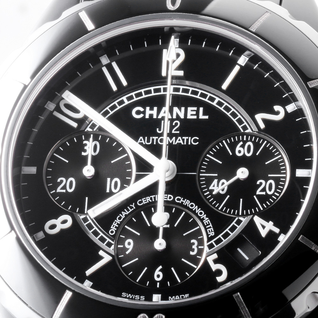 CHANEL(シャネル)のシャネル J12 クロノグラフ H0940 メンズ 中古 腕時計 メンズの時計(腕時計(アナログ))の商品写真