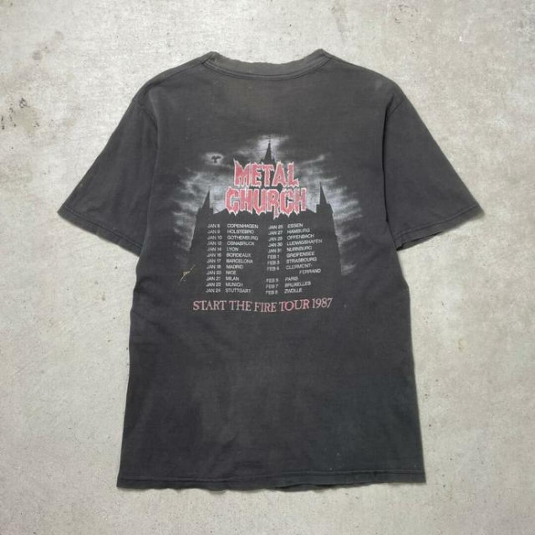 METAL CHURCH メタル チャーチ バンドTシャツ バンT ツアー メンズM-L相当 メンズのトップス(Tシャツ/カットソー(半袖/袖なし))の商品写真