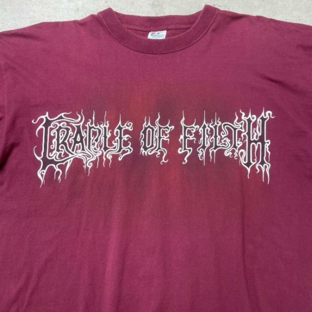 00年代 CRADLE OF FILTH クレイドル・オブ・フィルス バンドTシャツ バンT ロングTシャツ ロンT メンズXL メンズのトップス(Tシャツ/カットソー(七分/長袖))の商品写真