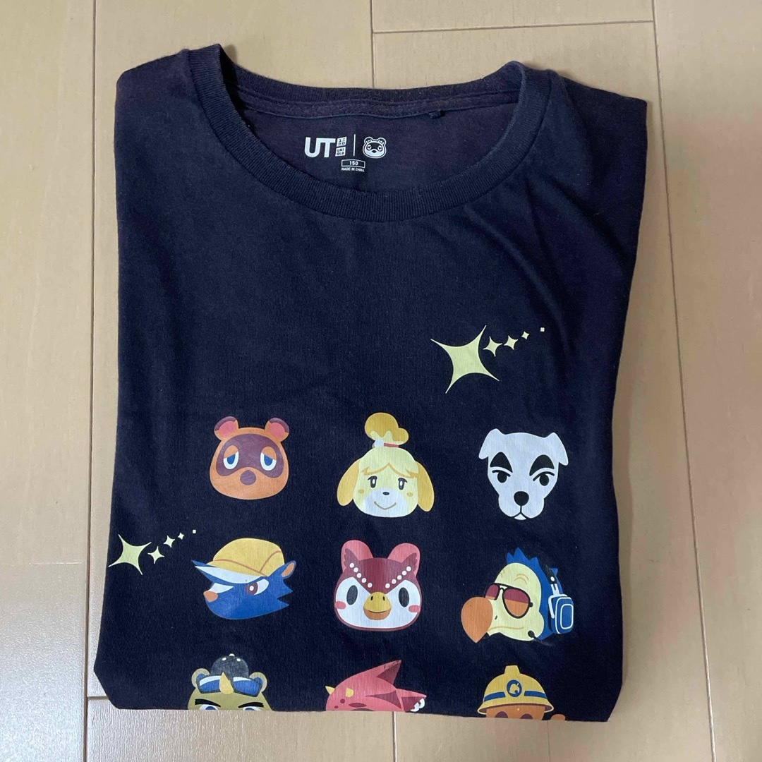 UNIQLO(ユニクロ)のユニクロ☆あつ森Tシャツ 150 キッズ/ベビー/マタニティのキッズ服男の子用(90cm~)(Tシャツ/カットソー)の商品写真