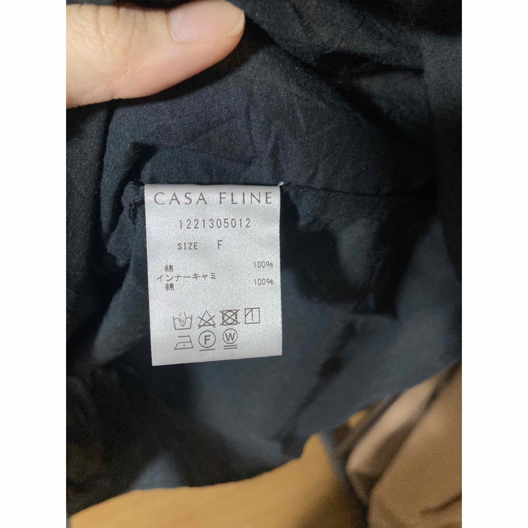 CASA FLINE(カーサフライン)のcasa fline ノーブル　アンティークレースドレス　BLACK レディースのワンピース(ロングワンピース/マキシワンピース)の商品写真