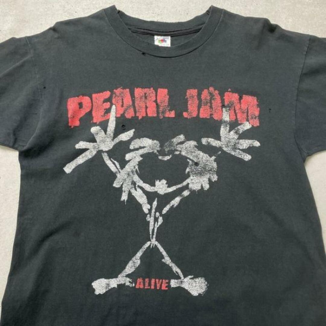 90年代 USA製 Pearl Jam ALIVE パールジャム バンドTシャツ バンT メンズL メンズのトップス(Tシャツ/カットソー(半袖/袖なし))の商品写真