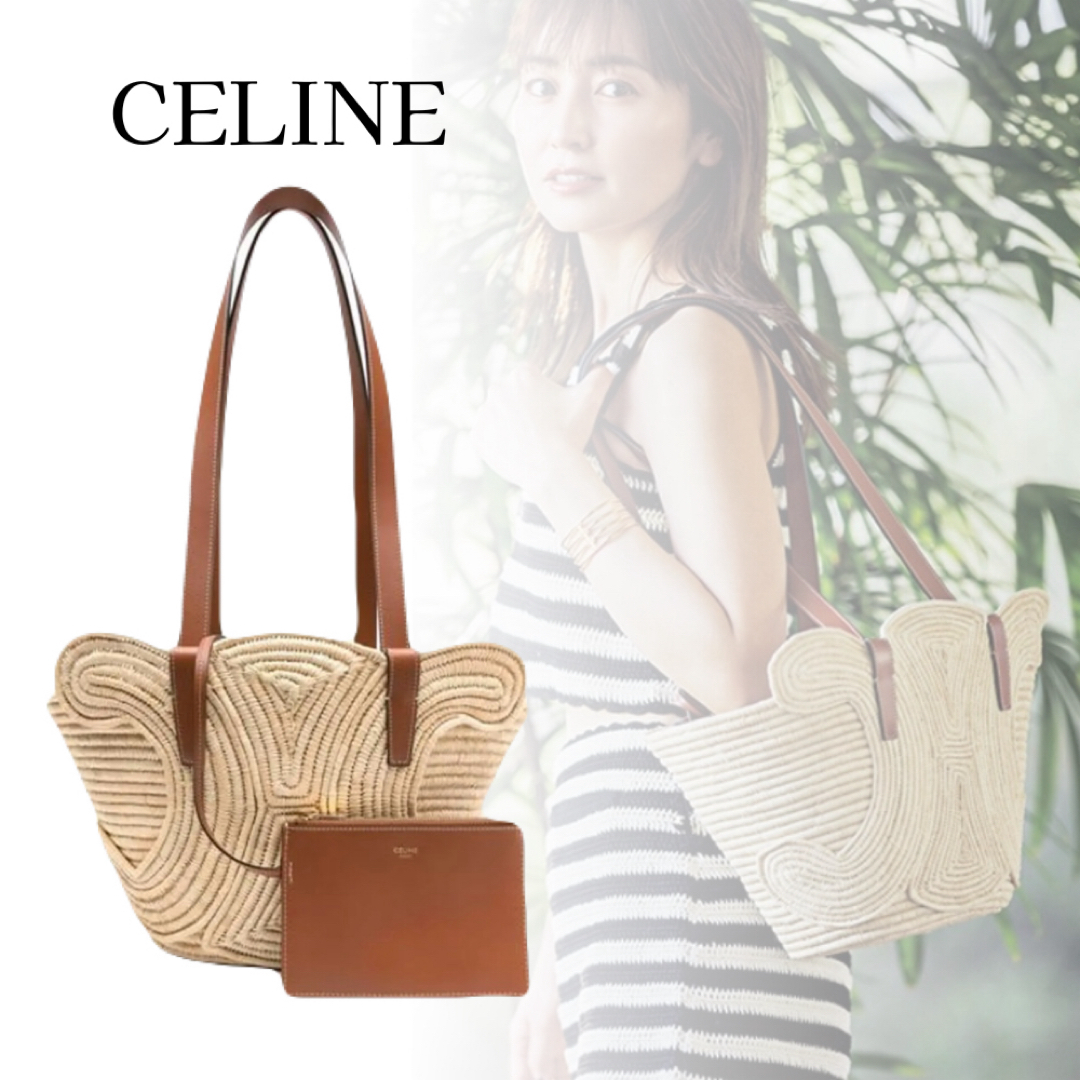 celine(セリーヌ)の【新品未使用】 CELINE トリオンフ クラシック パニエ かごバック レディースのバッグ(かごバッグ/ストローバッグ)の商品写真