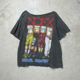 NOFX ノーエフエックス バンドTシャツ バンT SOUL DOUBT メンズM-L相当(Tシャツ/カットソー(半袖/袖なし))