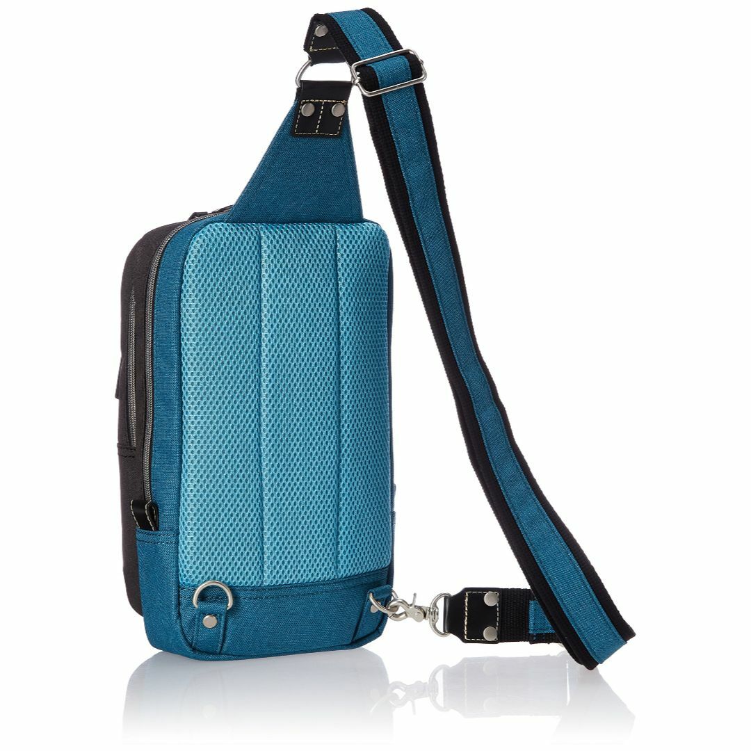 色: ブルー[ムスタッシュ] ボディバッグ・ワンショルダー JLG4650 メンズのバッグ(その他)の商品写真