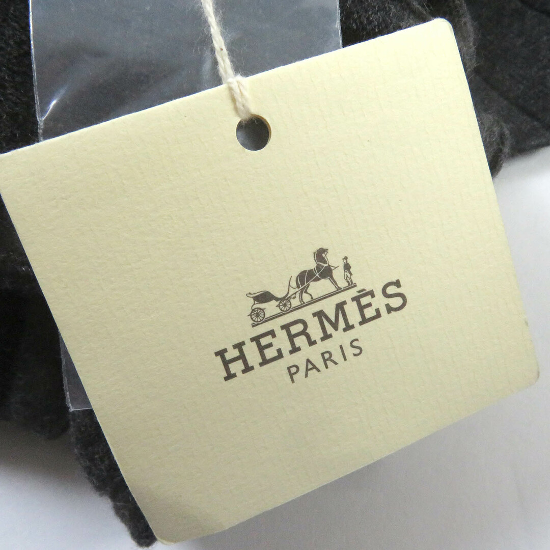 Hermes(エルメス)の未使用品□HERMES エルメス カシミヤ100％ GRIS ANTHRAC マルジェラ期 ボトルネック ロングスリーブ 長袖ニット セーター SM イタリア製 正規品 レディース レディースのトップス(ニット/セーター)の商品写真