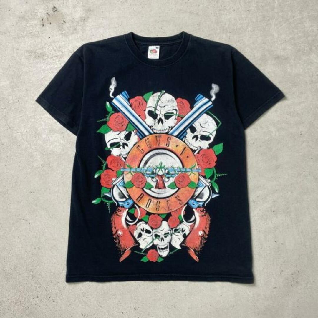 00年代 GUNS N' ROSES ガンズアンドローゼス バンドTシャツ バンT メンズS-M相当 メンズのトップス(Tシャツ/カットソー(半袖/袖なし))の商品写真