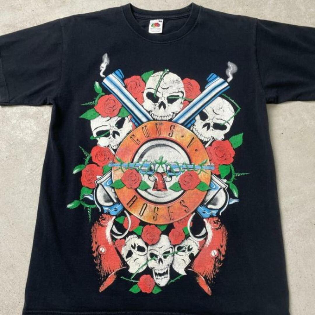 00年代 GUNS N' ROSES ガンズアンドローゼス バンドTシャツ バンT メンズS-M相当 メンズのトップス(Tシャツ/カットソー(半袖/袖なし))の商品写真