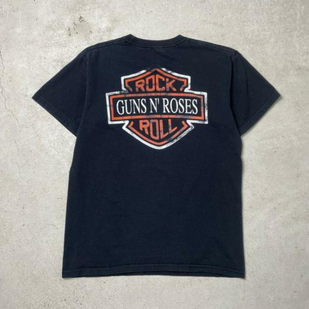 00年代 GUNS N' ROSES ガンズアンドローゼス バンドTシャツ バンT メンズS-M相当 メンズのトップス(Tシャツ/カットソー(半袖/袖なし))の商品写真