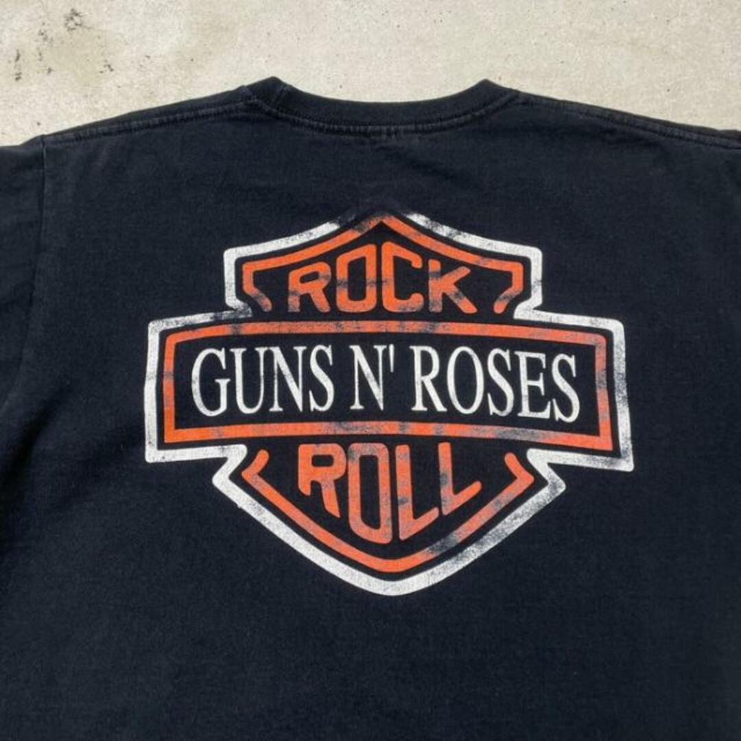 00年代 GUNS N' ROSES ガンズアンドローゼス バンドTシャツ バンT メンズS-M相当 メンズのトップス(Tシャツ/カットソー(半袖/袖なし))の商品写真