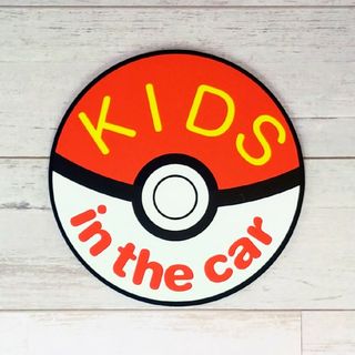 kids in car マグネットステッカー キッズ インカー ポケモン(車外アクセサリ)