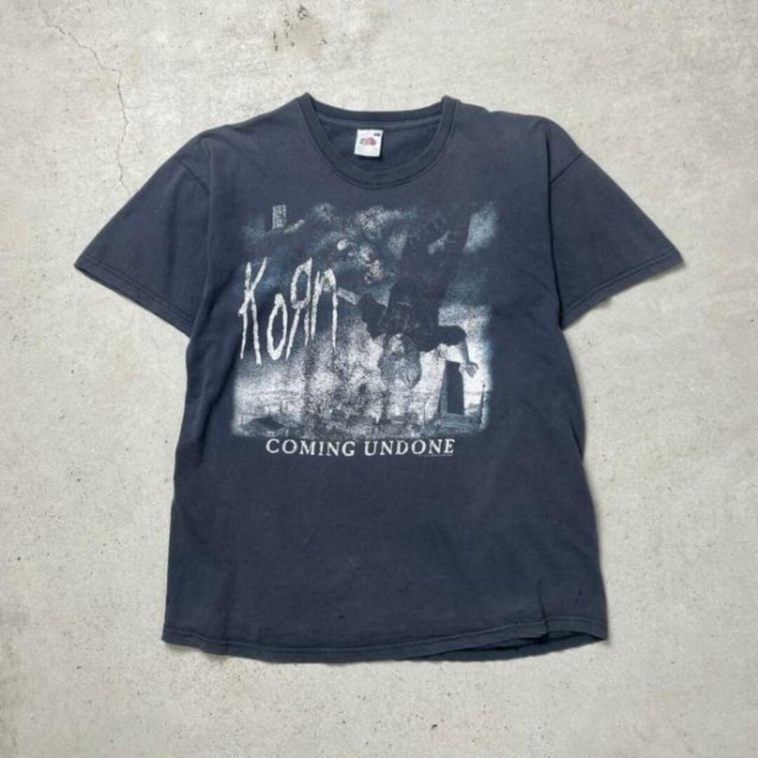 00年代 KORN COMING UNDONE コーン バンドTシャツ バンT メンズM メンズのトップス(Tシャツ/カットソー(半袖/袖なし))の商品写真