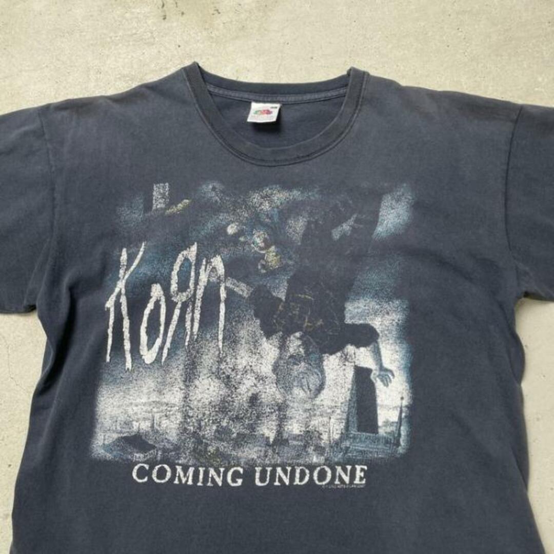 00年代 KORN COMING UNDONE コーン バンドTシャツ バンT メンズM メンズのトップス(Tシャツ/カットソー(半袖/袖なし))の商品写真