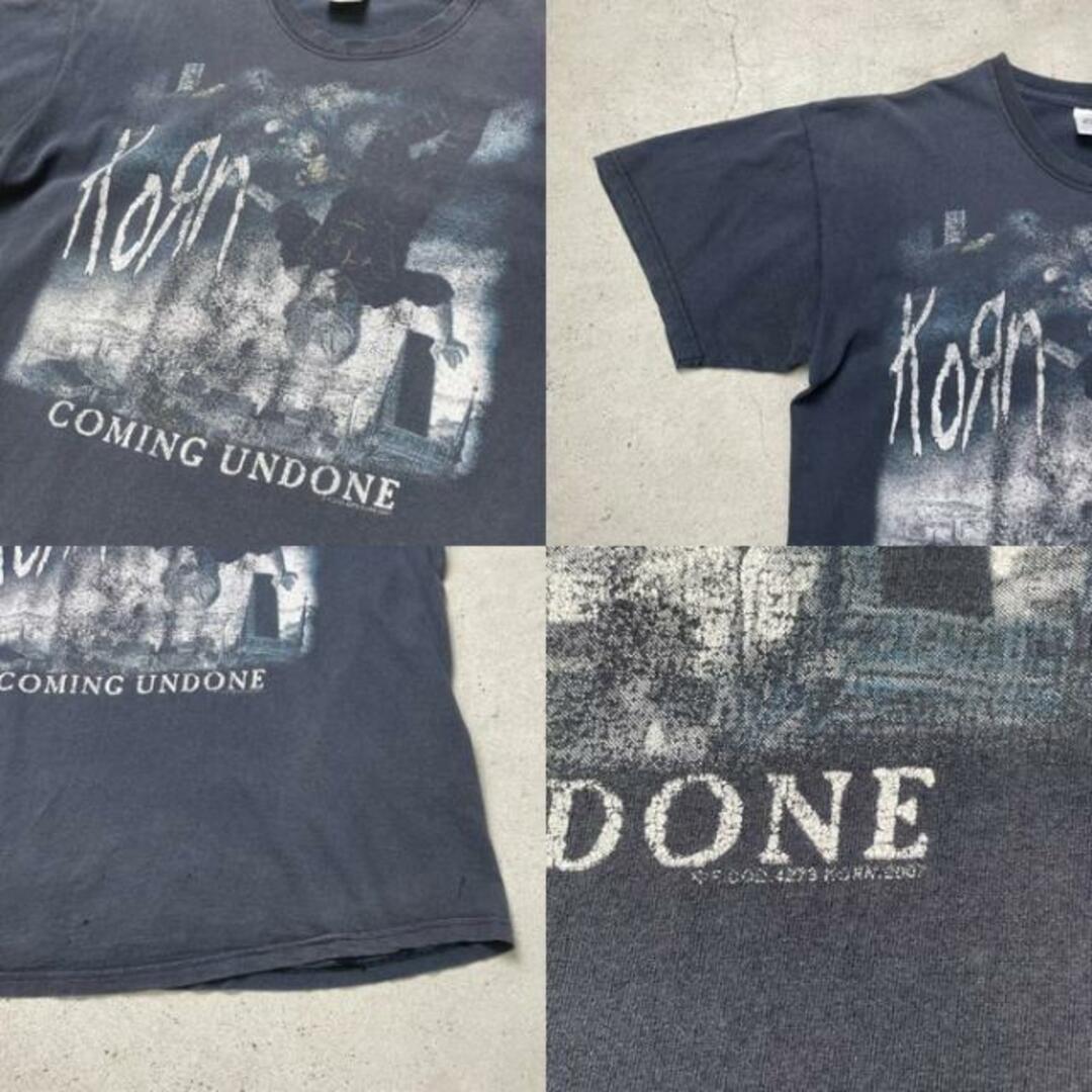 00年代 KORN COMING UNDONE コーン バンドTシャツ バンT メンズM メンズのトップス(Tシャツ/カットソー(半袖/袖なし))の商品写真