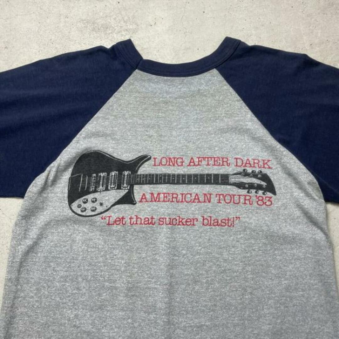 80年代 TOM PETTY AND THE HEARTBREAKERS トム・ペティ&ザ・ハートブレイカーズ バンドTシャツ バンT ツアー ラグランTシャツ メンズM相当 メンズのトップス(Tシャツ/カットソー(半袖/袖なし))の商品写真