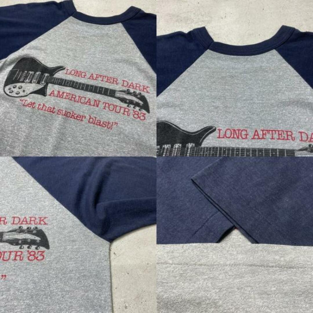 80年代 TOM PETTY AND THE HEARTBREAKERS トム・ペティ&ザ・ハートブレイカーズ バンドTシャツ バンT ツアー ラグランTシャツ メンズM相当 メンズのトップス(Tシャツ/カットソー(半袖/袖なし))の商品写真