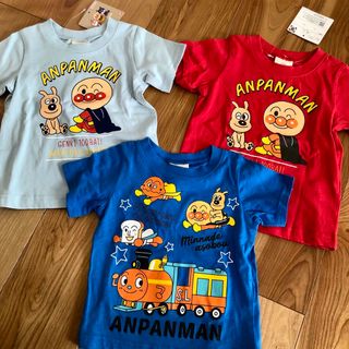 バンダイ(BANDAI)のアンパンマン　Tシャツ　80サイズ　夏服　半袖(Tシャツ/カットソー)