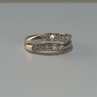 ジュエリーツツミ(JEWELRY TSUTSUMI)のK14WG ダイヤモンドリング(リング(指輪))