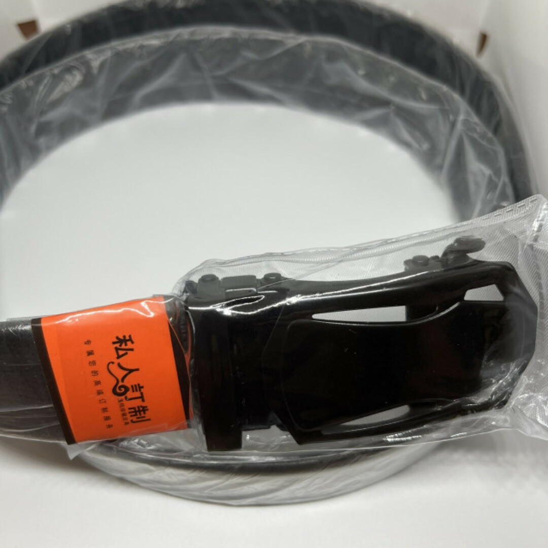 オートロック ベルト メンズ 黒 レザー ゴルフ ビジネス スーツ メンズのファッション小物(ベルト)の商品写真
