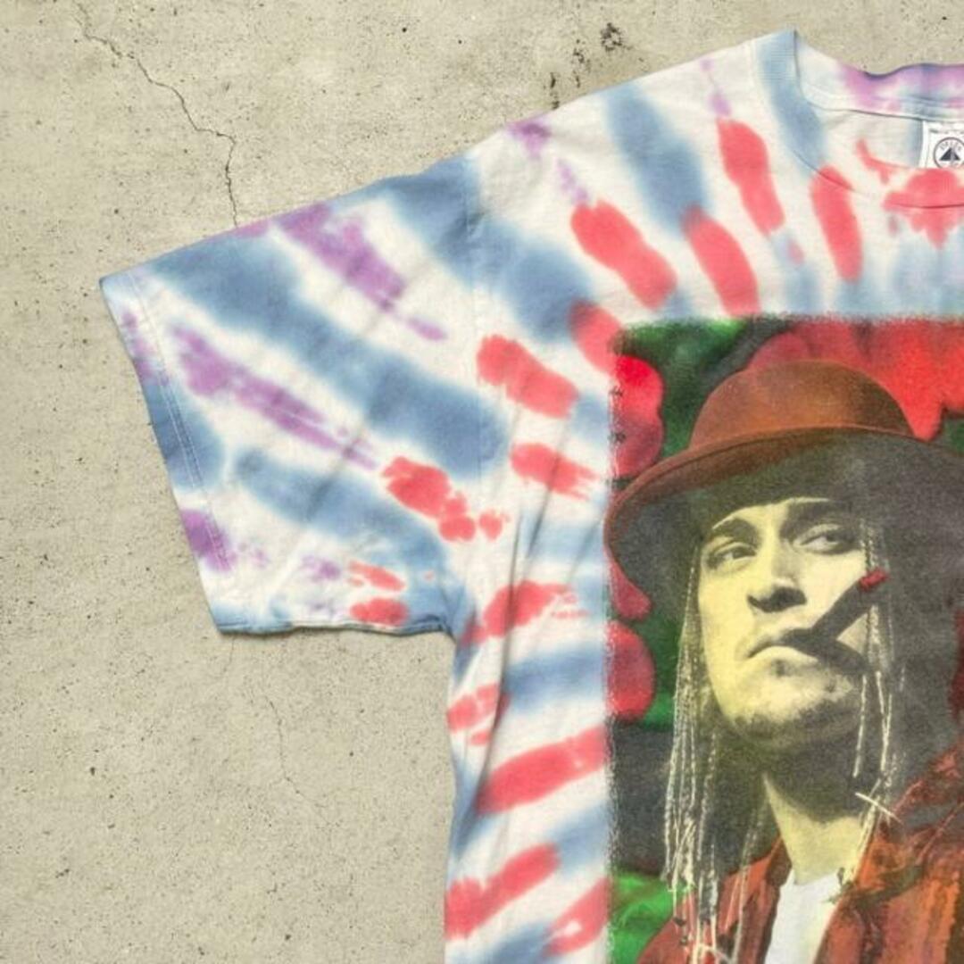 00年代 KID ROCK バンドTシャツ バンT タイダイ染め メンズXL メンズのトップス(Tシャツ/カットソー(半袖/袖なし))の商品写真