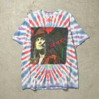 00年代 KID ROCK バンドTシャツ バンT タイダイ染め メンズXL(Tシャツ/カットソー(半袖/袖なし))