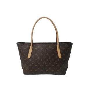 ルイヴィトン(LOUIS VUITTON)の極美品 LOUIS VUITTON ルイ ヴィトン モノグラム ラスパイユPM トートバッグ M40608 キャンバス ブラウン ベージュ 中古 63729(トートバッグ)